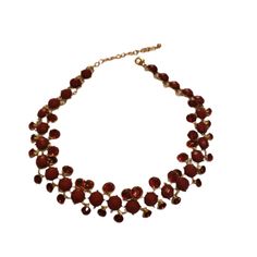 Burgundy Wine Colored Statement Necklace. Gold Tone Chain. New/Never Worn. Dreamy Necklace, Maroon Necklace, Statement Necklace Gold, Bridal Necklace Set, Burgundy Wine, Wine Colored, Bridal Necklace, Necklace Gold, Red Gold