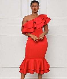 Fishtail Midi Dress, Long Mermaid Dress, Evening Dresses With Sleeves, Red Evening Dress, Formal Cocktail Dress, Scuba Dress, Dress Sleeve Styles, Split Maxi Dress, Black Evening Dresses