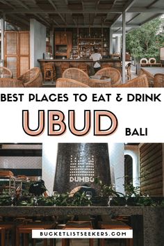 the best places to eat and drink in ubud bali, where you can have breakfast