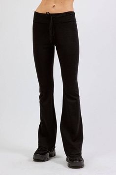 Knit Flare Pant Waist line pull string Mid-rise, comfortable stretch 70% Viscose 30% Nylon Non-stretch Flare Cotton Pants, Black Micro-elastic Seamless Yoga Pants, Aerie Groove-on Rib Velour Flare Pant, Black Micro-elastic Yoga Pants With Light Support, Black Non-stretch Cotton Flare Jeans, British Indian, Flare Pants, Brunei, Set Dress