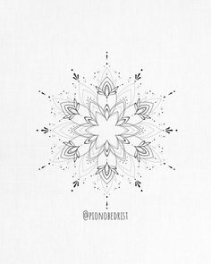 a black and white drawing of a snowflake with the word pionforst on it