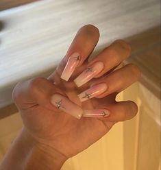 Manicures Designs, Crystal Nails, Gorgeous Nails, Almond Nails, How To Do Nails, Nails Inspiration, Nail Inspo