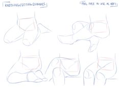 the steps in how to draw shoes