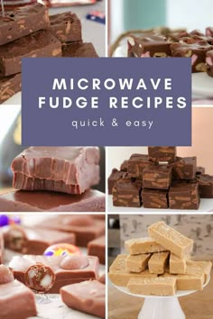 microwave fudge recipes that are quick and easy