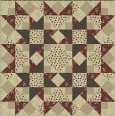 a large quilt is shown with many different colors and patterns on the front, along with an image of a star