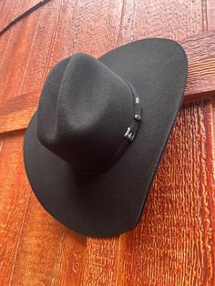 Serratelli Mesa Black Pure Wool Cowboy Hat-Painted Cowgirl Western Store Make A Cowboy Hat, Western Store, Black Pure, Western Hats, Hat Band, Cowboy Hat, Feeling Great, 100 Years, Western Fashion