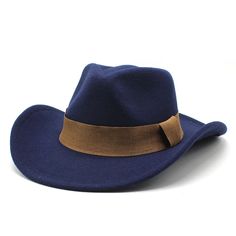 Elevate your fashion game with this retro-inspired unisex cowboy hat. The patchwork design and trendy style add a unique and fresh edge to your look. Made with high-quality cotton, polyester, and wool, this hat is suitable for all seasons. With its multifunctional feature, it can be styled in various ways to complement different outfits and occasions. Don't miss out on this stunning and versatile hat with a wide brim to enhance your style.Specifications Style: Formal Pattern Type: Patchwork Orig Western Cowboy Hats, Retro Western, Style Formal, Men Hats, Church Hats, Retro Men, Hat For Men, Hat For Man, Formal Style