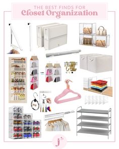 the best finds for closet organization