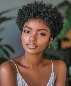 Chocolate Brown Natural Hair, Afro Hair Short, Tapered Fro, Twa Haircuts, Natural Hair Haircuts, Cabello Afro Natural, Short Hair Back