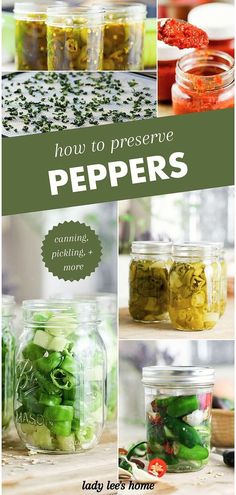 how to preserve peppers in mason jars