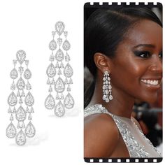 Beautiful AAA CZ (cubic zirconia) and Swarovski crystal wedding chandelier earringsA spectacular look for that vintage and glamorous bride. Approx 2 3/4" long pierce drop earrings **** add stunning bracelet (sold separately discounted) ------------------------------------------ *Note processing time is not shipping time, our regular Free shipping takes approx. 5-6 days to receive after shipped. With rush processing your order is expedited and you will also be upgraded to priority mail approx 2-3 Brazil Style, Naija Wedding, Diamond Chandelier, Bridal Earrings Chandelier, Wedding Chandelier, Vintage Drop Earrings, Wedding Earrings Drop, Earrings Handmade Dangle, Cubic Zirconia Earrings