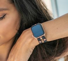 Women Apple Watch Band 40mm 41mm 44mm 45mm Black Leather Adjustable iWatch Bracelet 38mm 42mm Rose Gold Apple Watch Band Slim Straps Cuff Adjustable Modern Rose Gold Watch Bands, Modern Adjustable Rose Gold Watch Bands, Leather Apple Watch Band As A Gift, Adjustable Watch Bands For Everyday Use, Adjustable Rose Gold Apple Watch Band For Everyday, Adjustable Rose Gold Leather Apple Watch Band, Rose Gold Leather Strap Watch Bands For Everyday Use, Modern Rose Gold Watch Bands For Everyday Use, Adjustable Rose Gold Apple Watch Band With Leather Strap