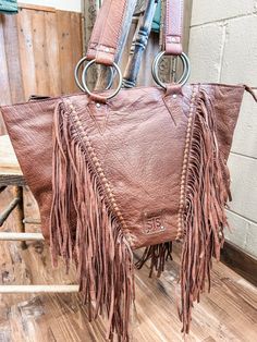 Indie Walnut Tote - Allure Boutique WY Children Bottoms, Authentic Turquoise Jewelry, Buffalo Leather, Resort Collection, Boot Accessories, Leather Fringe, Gift Collections, Zip Top, Turquoise Jewelry