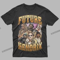 Rapper Future, Future Rapper, Future Music, Tour Shirt, Hendrix, Summer Shirts, Vintage Style, Graphic Tees, Vintage Fashion