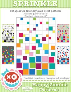 Charm Squares, Quilts Patterns, Fat Quarter Quilt, Pdf Quilt Pattern, Colorful Quilts, Background Fabric, Crazy Quilt, Modern Quilt Patterns