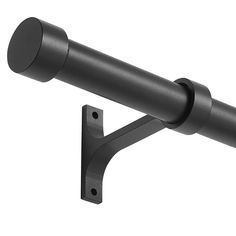 PRICES MAY VARY. FULL SURROUND ALUMINUM BRACKET - The bracket is made from 100% aluminum materials,design is safe and stylish,personalize your customized products,good durability,anti-rust,protect your white walls,reliable for long-term use DEDICATED CRAFTSMANSHIP - Lwiiom end cap matte black curtain rods adopts high-temperature curing coating, meticulous grinding and polishing professional craftsmanship, presenting perfect touch and texture to customers ADJUSTABLE WINDOW ROD - The length of cur Black Curtain Rod, Gold Curtain Rods, Curtain Rod Ends, Art Deco Curtains, Black Curtain Rods, Window Rods, Pleated Drapes, Curtain Length, Window Curtain Rods