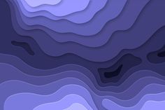 an abstract blue and purple background with wavy shapes