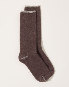 Hakne Cotton Wool Pile Socks in Mocha Brown Comfortable Brown Mid-calf Socks, Cozy Warm Brown Socks, Cozy Brown Socks For Stocking Stuffers, Fitted Brown Mid-calf Socks, Thick Socks, Mocha Brown, Pretty Clothes, Wool Socks, Cotton Wool