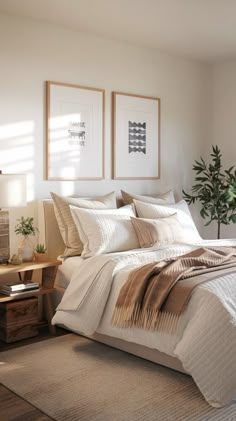 Maximize a small space with Modern Farmhouse Bedroom Ideas that feel cozy and stylish. Use Farmhouse Bedroom Decor Ideas like layered blankets, rustic decor, and natural tones to add warmth. These Bedroom decor ideas modern farmhouse create a comfortable, inviting atmosphere. Enhance with king bedroom ideas modern farmhouse for added charm. #SmallSpaceDesign #FarmhouseDecor #CozyVibes 🪵✨ Boho Modern Master Room Bedroom Ideas, Small Farmhouse Guest Bedroom, Wood And Metal Bedroom Ideas, King Bedroom Ideas Farmhouse, King Bedroom Ideas Modern, Bedroom Inspirations For Couples, Bedroom Ideas Modern Farmhouse, King Bedroom Ideas, Farmhouse Bedroom Makeover