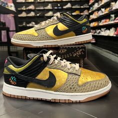 Nike Dunk Low Ddlm Size 9 Mens Or Size 10.5 In Women You Can Also Shop In Store Downtown Cleveland, Oh At The Feet Geeks Inside Tower City Follow Us For More Heat @Thefeetgeeks_216 Nike Custom Sneakers With Round Toe, Nike Gold Leather Custom Sneakers, Gold Nike Leather Custom Sneakers, Gold Leather Nike Custom Sneakers, Nike Custom Gold Sneakers, Nike Custom Gold Round Toe Sneakers, Gold Nike Custom Low-top Sneakers, Custom Nike Low-top Sneakers, Custom Slip-on Sneakers For Streetwear With Speckled Midsole