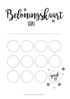 a printable sheet with the words belonging art van on it