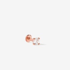 Our staple Sid piercing is now available with a customizable lab diamond. A classsic round cut lab diamond in a claw setting, Sid is a must-have for every earring collection. Personalize your piercing by choosing the diamond size that fits your personal style, anatomy and piercing placement. Created for you in solid 14 karat rose gold, you'll want to wear this fine earring always, even when working out or in the shower. Piercing Placement, Diamond Piercing, Pearl Earring Set, Pearl Statement Earrings, Earring Collection, Claw Setting, Solid Gold Rings, Rose Gold Jewelry, Delicate Earrings