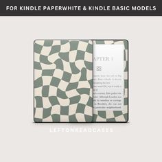 a kindle paperwhite and kindle basic models with the text left on it