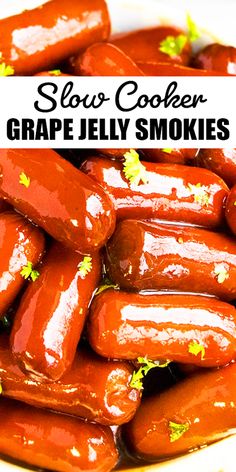 This easy crockpot little smokies recipe is a timeless appetizer that's sure to be a hit at any gathering and especially at Christmas parties. Made with just three simple ingredients, these cocktail weenies are sweet, tangy, and smoky, thanks to the delicious combination of grape jelly and BBQ sauce. Often referred to as cocktail weenies or lil smokies, these bite sized sausages are incredibly versatile plus, they’re perfect for keeping warm in the slow cooker throughout your event. Cocktail Smokies Recipes Grape Jelly, Crockpot Bbq Lil Smokies, Bbq Weenies Crockpot Lil Smokies, Slow Cooker Lil Smokies, Cocktail Weiners Crockpot Grape Jelly, Best Little Smokies Crockpot, Lil Weenies Crockpot, Crockpot Little Smokies Grape Jelly, Bbq Cocktail Weenies Crockpot