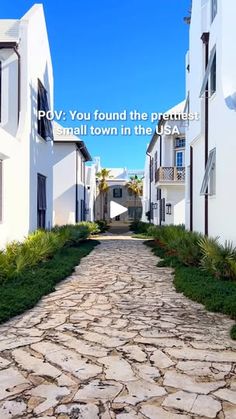 an image of a street with houses in the background and text that reads, do you found the properties? small town in the usa