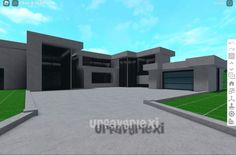 Hi erm not much to say but i built it like if it helpd u! Bloxburg Builds Not Houses, Bloxburg Architecture, Modern House Bloxburg, Roblox Houses, Bloxburg Beach House, Modern Bloxburg House, Bloxburg Town, Bloxburg Hacks, L Shaped House