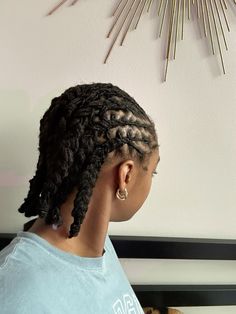 Barrel Twist Starter Locs, Loc Cornrows, Barrel Twist Locs, Natty Dreads, Retwist Styles, Micro Locks, Barrel Twist, Hair Twists Black, Dread Hairstyles For Men