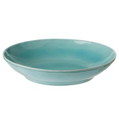 a blue bowl on a white background