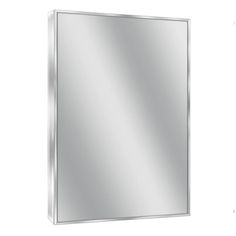 a bathroom mirror that is on the wall