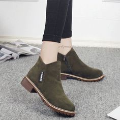 Lasaky - Winter Boots with Side Zipper, Short Shaft, and Fleece Lining Recycled Shoes, Short Winter Boots, Boho Shoes, Winter Shorts, Casual Ankle Boots, Boot Straps, Zipper Boots, Wide Shoes, Snow Boots Women