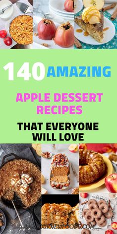 apples desserts that everyone will love