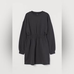 Size Medium *All Items Are Sustainably Sourced. Most Items Are In Excellent Used Condition Unless Noted New With Tags. I Do My Best To Point Out Any Flaws* #Wildflowerrthrifts H&m Long Sleeve Cotton Dresses, H&m Casual Mini Dress For Fall, Casual H&m Daywear Dresses, H&m Casual Dresses For Daywear, Casual H&m Dresses For Daywear, Short Sweatshirt, Floaty Maxi Dress, Casual Frocks, Calf Length Dress