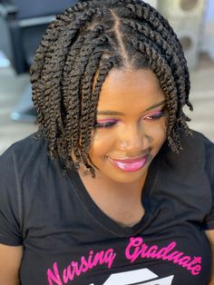 Black Protective Styles, Hairstyles With Middle Part, Large Twists, Medium Twist, Two Strand Twists, Twist Braid, Two Strand Twist