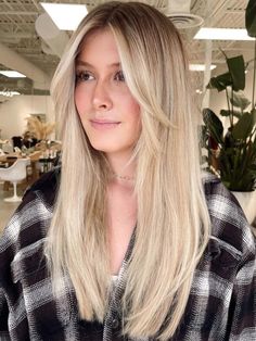 Curtain Bangs for Oblong Face Oblong Face Shape, Long Shiny Hair, Curtain Bangs