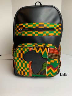 Leather and Ankara book bags. Ankara Shoes And Bags, Ankara Bags Handbags, Ankara Backpack, Ankara School Bag, Ankara Tote Bag, Ankara Bags, African Map, Small Leather Bag, Shoes Sneakers Jordans