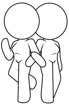 two people with one holding the other's head and looking at each other coloring page