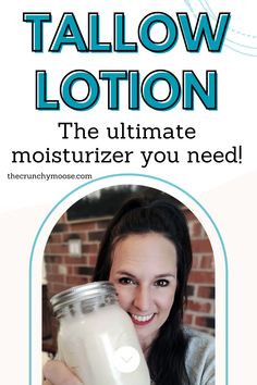 I'm always amazed that in a world filled with countless skincare products, it's natural alternatives that offer the most benefits. One of my favorites is tallow lotion. Tallow is a nutrient-rich skin remedy that's been used for centuries. This natural wonder goes beyond just moisturizing, offering a range of surprising benefits that can improve your skin, reduce inflammation, and heal. How to render tallow and make homemade diy tallow lotion with essential oils Diy Tallow, Render Tallow, Make Tallow, Tallow Lotion, Body Lotion Recipes, Tallow Recipe, Homemade Lotion Recipe, Diy Lotions, Oil Substitute