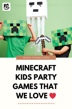 We Love these Minecraft Kids Party Game Ideas Minecraft Pin The Tail On The Pig Game, Minecraft Party Food Labels Free, Minecraft Party Activities Games, Minecraft Birthday Games Activities, Minecraft Party Games Activities, Minecraft Birthday Party Activities, Minecraft Party Ideas Games, Minecraft Game Ideas, Minecraft Birthday Activities