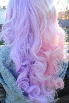 Cotton Candy Carnival: Playful Hairstyles for a Sweet and Fun Look - hair styles colorful Pink And Purple Hair, Hair Color Purple, Rainbow Fashion, Unicorn Hair