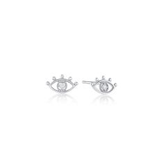 14k yellow or white gold evil eye studs w/ .03ctw of diamonds 10x5mm All fine jewelry purchases are only eligible for store credit and we do not issue refunds. Please see our fine jewelry policy for more information. For international shipping inquiries and custom international shipping quotes, please reach out to our team at orders@setandstones.com. Symbolic Formal Jewelry With Diamond Accents, Classic Round Jewelry With Diamond Eyes, Silver Wedding Jewelry With Diamond Eyes, Modern White Gold Jewelry With Diamond Eyes, Sterling Silver White Gold Jewelry With Diamond Eyes, Classic Sterling Silver Jewelry With Diamond Eyes, Minimalist Jewelry With Diamond Eyes For Anniversary, White Sterling Silver Jewelry With Diamond Eyes, Sterling Silver Jewelry With Diamond Eyes