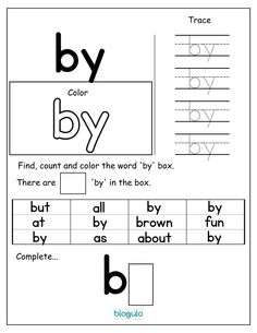 worksheet for beginning and ending the letter b with pictures to print out on it