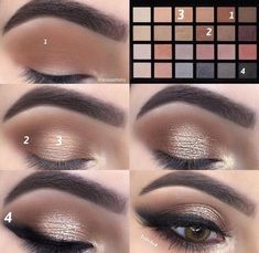 Eyeshadow Pictorial, Revolution Eyeshadow, Eyeshadow Tips, Apply Eyeshadow, Smokey Eyeliner, Makeup Tutorial Step By Step, Organic Facial, Makeup Tutorial Eyeshadow