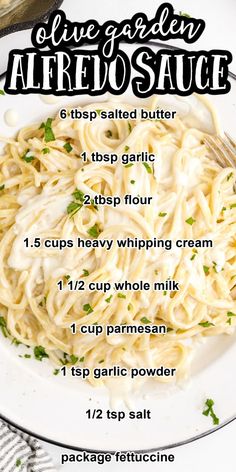 Copycat Olive Garden Alfredo, Olive Garden Alfredo, Olive Garden Alfredo Sauce, Alfredo Sauce Recipe Easy, Alfredo Sauce Recipe Homemade, Copycat Olive Garden, Resep Pasta, Alfredo Sauce Recipe, Bumbo