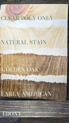 there is a book about natural stain on the bench