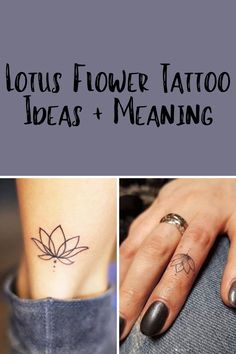 lotus flower tattoo ideas and meaning