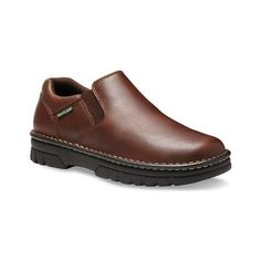 Twin gore slip on with genuine Eastland "Green Label" quality. Features and Benefits Rich full grain leather upper, fully lined and padded collar for comfort Cushioned innersole and light weight sole Size: 10.  Color: Brown.  Gender: male.  Age Group: adult. Sweat Skirts, Moms Hairstyles, Apple Watch Waterproof, Leather Man, Shoes Collection, Chukka Boots, Full Grain Leather, Newport, Shoe Collection